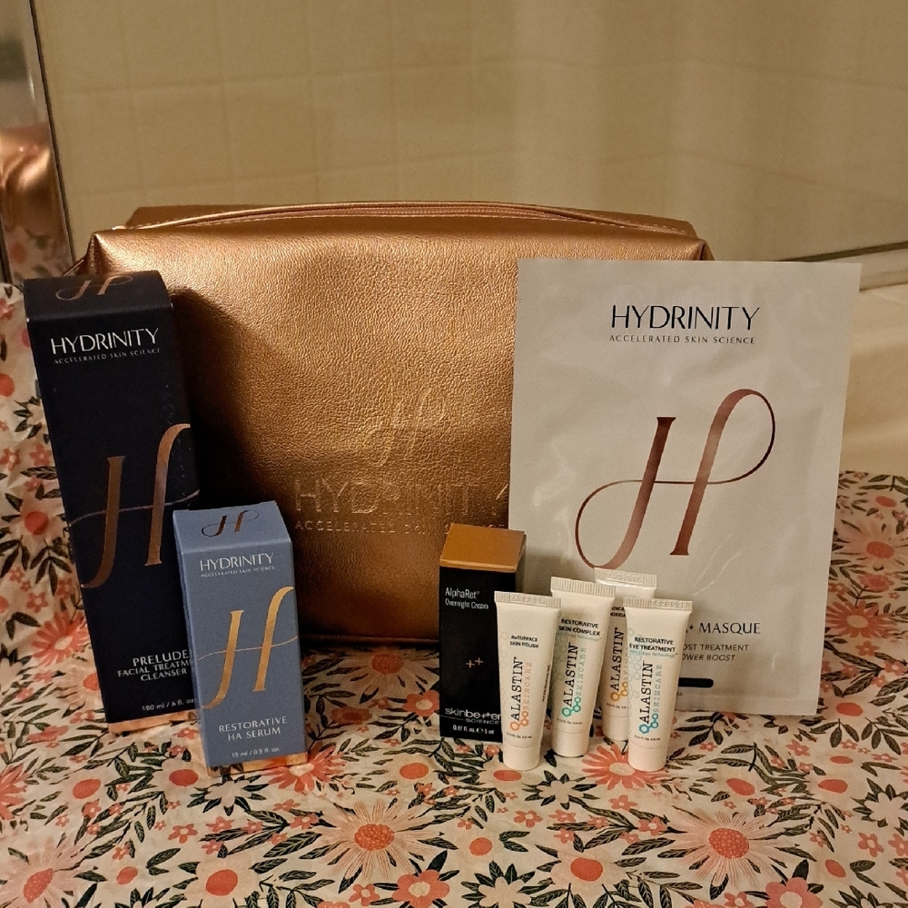 Gold Cosmetic Bag